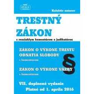 Trestný zákon s rozsiahlym komentárom a judikatúrou platný od 1. apríla 2016 - cena, porovnanie