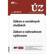 UZZ 28/2018 Zákon o sociálnych službách, Zákon o náhradnom výživnom - cena, porovnanie