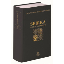 Sbírka nálezů a usnesení ÚS ČR, svazek 87 (vč. CD)