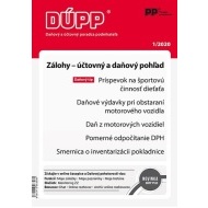 DUPP 1/2020 Zálohy - účtovný a daňový pohľad - cena, porovnanie
