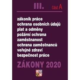 Zákony III část A 2020 – Pracovní právo