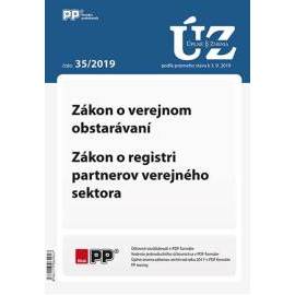 UZZ 35/2019 Zákon o verejnom obstarávaní, Zákon o registri partnerov verejného sektora