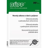DUPP 2/2020 Novely zákona o dani z príjmov - cena, porovnanie