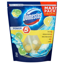 Domestos Power 5 Lime 5x55g