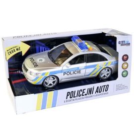 MaDe Auto policajné s hlasom, na zotrvačník 24cm