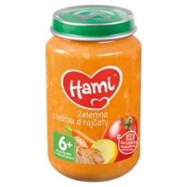 Nutricia Hami Zelenina s morkou a paradajkami 200g