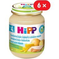 Hipp Bio Zemiakové pyré s kukuricou a morčacím mäsom 6x125g - cena, porovnanie