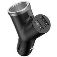 Baseus Y Type Dual Car Charger - cena, porovnanie