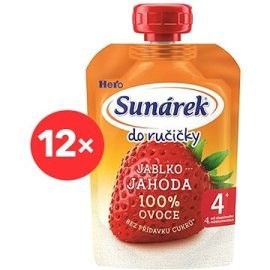 Hero Sunárek Do Ručičky S jahodami 12x100g