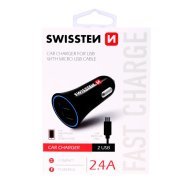 Swissten Autonabíjačka 2xUSB 2.4A - cena, porovnanie