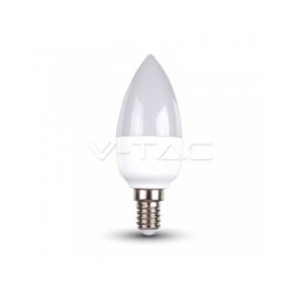 V-Tac LED žiarovka E14 C37 5,5W teplá biela
