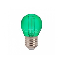 V-Tac LED žiarovka E27 G45 2W zelená