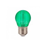 V-Tac LED žiarovka E27 G45 2W zelená - cena, porovnanie