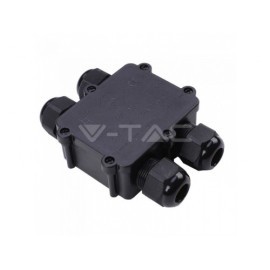 V-Tac vodeodolná montážna krabica čierna 8-12mm IP68