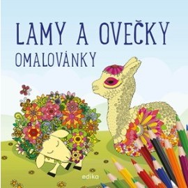 Lamy a ovečky - omalovánky