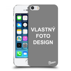 Picasee Silikónový prehľadný obal pre Apple iPhone 5/5S/SE - Vlastný design/motiv