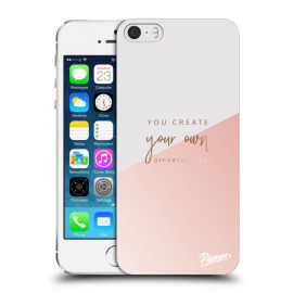 Picasee Silikónový prehľadný obal pre Apple iPhone 5/5S/SE - You create your own opportunities