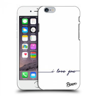 Picasee Silikónový prehľadný obal pre Apple iPhone 6/6S - I love you - cena, porovnanie