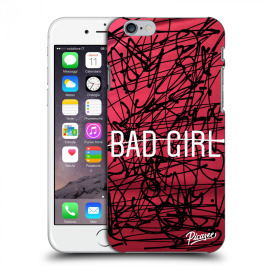 Picasee Silikónový prehľadný obal pre Apple iPhone 6/6S - Bad girl