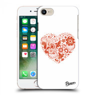 Picasee Silikónový prehľadný obal pre Apple iPhone 8 - Big heart - cena, porovnanie