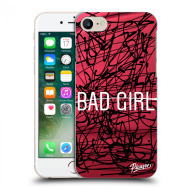 Picasee Silikónový prehľadný obal pre Apple iPhone 8 - Bad girl - cena, porovnanie