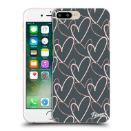 Picasee Silikónový prehľadný obal pre Apple iPhone 8 Plus - Lots of love - cena, porovnanie