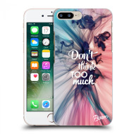 Picasee Silikónový prehľadný obal pre Apple iPhone 8 Plus - Don't think TOO much - cena, porovnanie