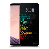 Picasee Silikónový prehľadný obal pre Samsung Galaxy S8 G950F - Motto life - cena, porovnanie