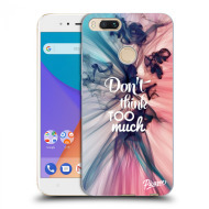 Picasee Silikónový prehľadný obal pre Xiaomi Mi A1 Global - Don't think TOO much - cena, porovnanie