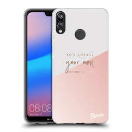 Picasee Silikónový prehľadný obal pre Huawei P20 Lite - You create your own opportunities