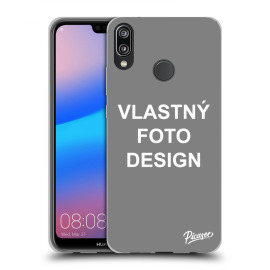 Picasee Silikónový prehľadný obal pre Huawei P20 Lite - Vlastný design/motiv