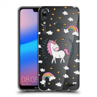Picasee Silikónový prehľadný obal pre Huawei P20 Lite - Unicorn star heaven - cena, porovnanie