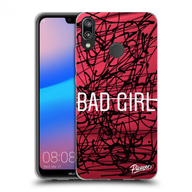 Picasee Silikónový prehľadný obal pre Huawei P20 Lite - Bad girl