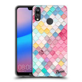 Picasee Silikónový prehľadný obal pre Huawei P20 Lite - Colorful roof