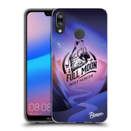 Picasee Silikónový prehľadný obal pre Huawei P20 Lite - Wolf