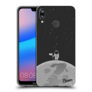 Picasee Silikónový čierny obal pre Huawei P20 Lite - Astronaut - cena, porovnanie