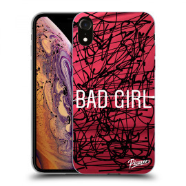 Picasee Silikónový čierny obal pre Apple iPhone XR - Bad girl