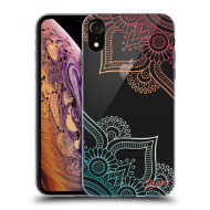 Picasee Silikónový prehľadný obal pre Apple iPhone XR - Flowers pattern - cena, porovnanie
