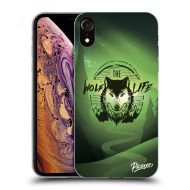 Picasee Silikónový prehľadný obal pre Apple iPhone XR - Wolf life - cena, porovnanie