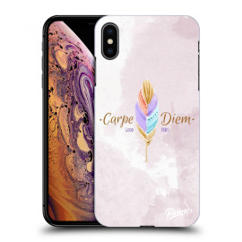 Picasee Silikónový prehľadný obal pre Apple iPhone XS Max - Carpe Diem