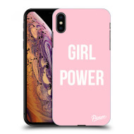 Picasee Silikónový prehľadný obal pre Apple iPhone XS Max - Girl Power - cena, porovnanie