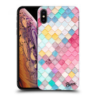 Picasee Silikónový prehľadný obal pre Apple iPhone XS Max - Colorful roof - cena, porovnanie