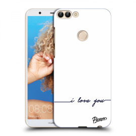 Picasee Silikónový prehľadný obal pre Huawei P Smart - I love you