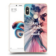 Picasee Silikónový prehľadný obal pre Xiaomi Redmi Note 5 Global - Don't think TOO much - cena, porovnanie