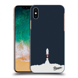 Picasee Silikónový čierny obal pre Apple iPhone X/XS - Astronaut 2