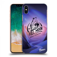 Picasee Silikónový čierny obal pre Apple iPhone X/XS - Wolf - cena, porovnanie