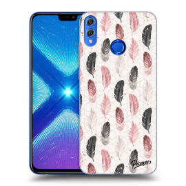 Picasee Silikónový prehľadný obal pre Honor 8X - Feather 2