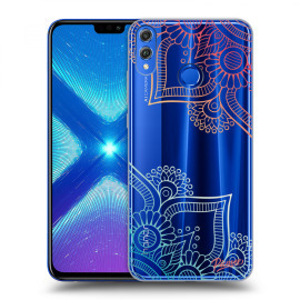 Picasee Silikónový prehľadný obal pre Honor 8X - Flowers pattern