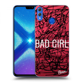 Picasee Silikónový prehľadný obal pre Honor 8X - Bad girl