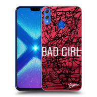 Picasee Silikónový prehľadný obal pre Honor 8X - Bad girl - cena, porovnanie
